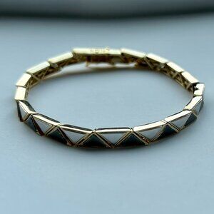 nOir “SALIA” Two-Tone Bracelet